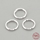 925 anillos redondos de plata esterlina X-STER-S002-58-1