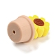 Sunflower Food Grade Eco-Friendly Silicone Beads SIL-B046-02-2