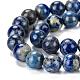 Chapelets de perle en lapis-lazuli naturel G-G953-02-8mm-5
