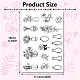 CRASPIRE Vase Flowers Clear Rubber Stamps Art Silicone Seals Stamp Vintage Transparent Silicone Stamps for Journaling Card Making Friends DIY Scrapbooking Photo Frame Album Decoration DIY-WH0439-0011-2