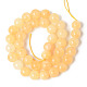 Chapelets de perles de quartz naturel G-R479-10mm-08-2