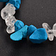 Chips Gemstone Beaded Stretch Bracelets BJEW-JB01825-04-2