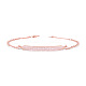Bracciali a maglie in argento sterling tinysand 925 TS-B001-RG-7-1