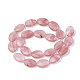 Chapelets de perles en verre de quartz de cerise G-S292-50-2