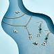 BENECREAT 50Pcs 18K Gold Plated Music Note Pendant Charm Brass Beads Top Drilled Beads Music Pendants for DIY Necklace Bracelet Earrings KK-BC0002-97-5