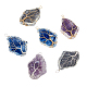 SUPERFINDINGS 2 sets 6 Styles Resin Big Pendants Set FIND-FH0006-12-1
