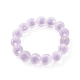 Ensemble de bracelet extensible en perles acryliques transparentes pour enfants BJEW-JB06502-2