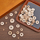 CHGCRAFT 150Pcs 5 Styles Wood Beads WOOD-CA0001-75-6