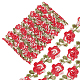 Gorgecraft 5 ярд цветок подсолнуха кружевная отделка лента вышивка красная кружевная аппликация «сделай сам» цветочная аппликация швейное ремесло кружевная отделка края для украшения свадебных платьев diy декор для вечеринки одежда OCOR-WH0068-45F-1