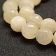 Natürlichen weißen Mondstein Perlen Stränge G-G682-22-10mm-3