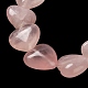 Natürlichen Rosenquarz Perlen Stränge G-K335-01I-3