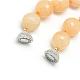 Natural Topaz Jade Beaded  Necklaces G-T015-E03-3