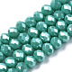 Chapelets de perles en verre électroplaqué EGLA-A034-P1mm-A03-1