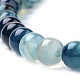 Chapelets de perles en agate à rayures naturelles/agates à bandes G-S259-04C-8mm-3