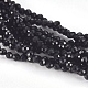 Faceted Glass Beaded Necklaces NJEW-D041-01-2