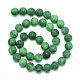 Chapelets de perle en jade blanc naturel X-G-R297-10mm-53-2