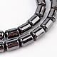 17.5 inch Non-Magnetic Synthetic Hematite Necklace X-IMN009-5