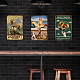 ヴィンテージメタルブリキサイン  バーの鉄の壁の装飾  レストラン  カフェパブ  縦長の長方形  女性の模様  300x200x0.5mm AJEW-WH0189-061-5