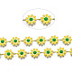 Brass Flower Link Chains CHC-N018-098C-3