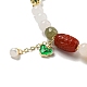 Bracelets ronds en perles de jade blanc naturel BJEW-M315-07-2