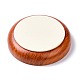 Плоские круглые деревянные браслеты ювелирных изделий pesentation выставочный лоток ODIS-P008-15A-01-3