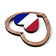 Подвески из дерева с французской тематикой WOOD-N016-12-2