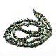 Natural African Turquoise(Jasper) Chip Beads Strands G-E271-59-3