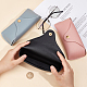 GORGECRAFT 3 Colors Portable Leather Glasses Case Hard Sunglasses Pouch with Button Closure 17x6.8x4.6cm Imitation Leather Travel Slip In Solid Color Eyeglasses Case Holder for Women Men AJEW-GF0006-61-3