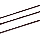フラット弾性クリスタルストリング  弾性ビーズ糸  ストレッチブレスレット作り用  コーヒー  0.8mm  約109.36ヤード（100m）/ロール EW-WH0002-01D-2
