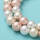 Chapelets de perles en coquille BSHE-L017-21-3