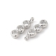 Brass Pave Clear Cubic Zirconia Charms KK-O144-32P-2