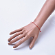 Fabrication de bracelet en corde de polyester ciré coréen écologiques BJEW-JB04256-06-4