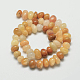 Topazio naturale filoni della pietra preziosa giada pepite perline G-J337-30-01-2