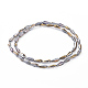 Chapelets de perles en verre électroplaqué EGLA-L015-HP-A01-A-2
