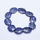 Chapelets de perles en lapis-lazuli naturel G-F530-01-32x28mm-2