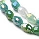 Chapelets de perles en verre électroplaqué GLAA-P056-01A-3