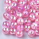 Perles en plastique transparentes OACR-S026-4mm-07-1