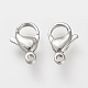 304 Stainless Steel Lobster Claw Clasps X-STAS-S066-9mm-15-2
