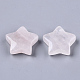 Pierres d'inquiétude en forme d'étoile de quartz rose naturel G-T132-002A-06-2