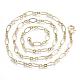 Brass Cable Chains Necklace Making MAK-S072-16A-KC-2