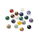 Fashewelry 30pcs15スタイルの天然および合成宝石カボション  半円  10x4~5mm  2個/スタイル G-FW0001-12B-2
