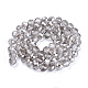 Chapelets de perles en verre électroplaqué EGLA-T003-10mm-A01-2