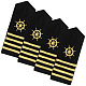 2 Paar Schulterklappen aus Polyester&nbsp;AJEW-CN0007-69-7