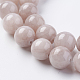 Chapelets de perles en jade jaune naturel X-G-G598-10mm-YXS-06-3