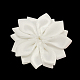 Blancas tejidas hechas a mano los accesorios del traje de la flor X-WOVE-QS17-1-1