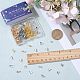 Sunnyclue 200 Stück Eispickel-Klemmbügel aus Legierung in 4 Farben FIND-SC0006-12-3
