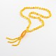 Natural Malaysia Jade Beaded Necklaces NJEW-F093-10A-1