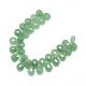 Pietre preziose di aventurine verde naturale perline fili G-T006-11-2