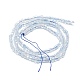 Sortieren Sie Stränge aus natürlichen Aquamarinperlen G-P457-B01-09-3