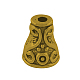 Tibetan Style Alloy Bead Cones TIBE-0578-AG-LF-1